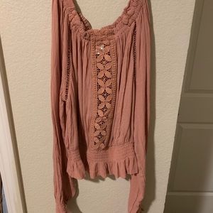 Off the shoulder blouse